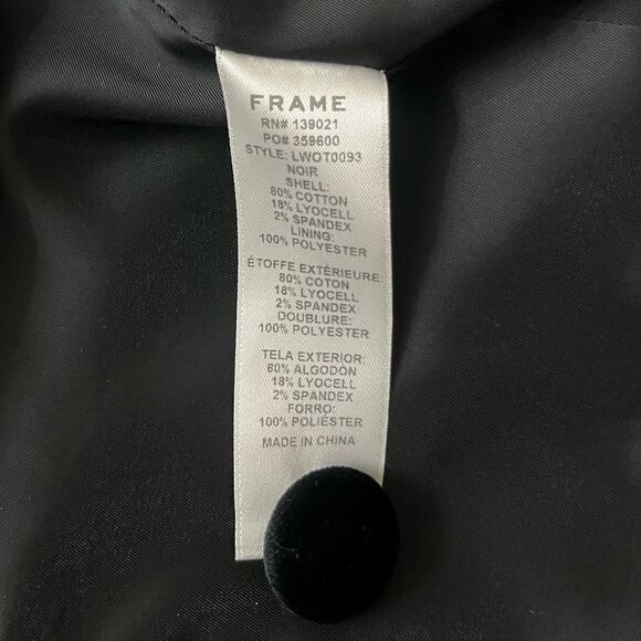 Frame Women's Black Blazer - Picture 8 of 9